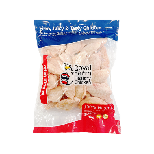 皇室農場 - 急凍泰國無激素健康雞中翼 1KgThailand Natural Chicken Wings