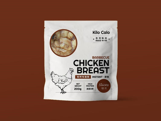 Barbecue Slow-Cooked Slice Chicken Breast (200g)燒烤味即食雞胸 (切片 200克)